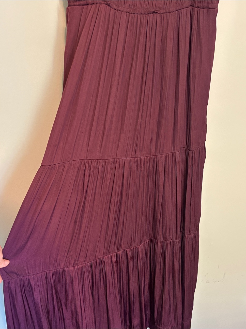 Anthropologie Somerset Maxi Dress in Plum (Size S) - Picture 5 of 8